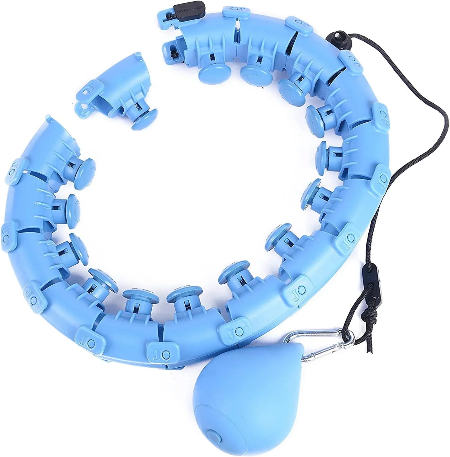 Weighted Hula Hoop – Adjustable Fit Hoop for Weight Loss.