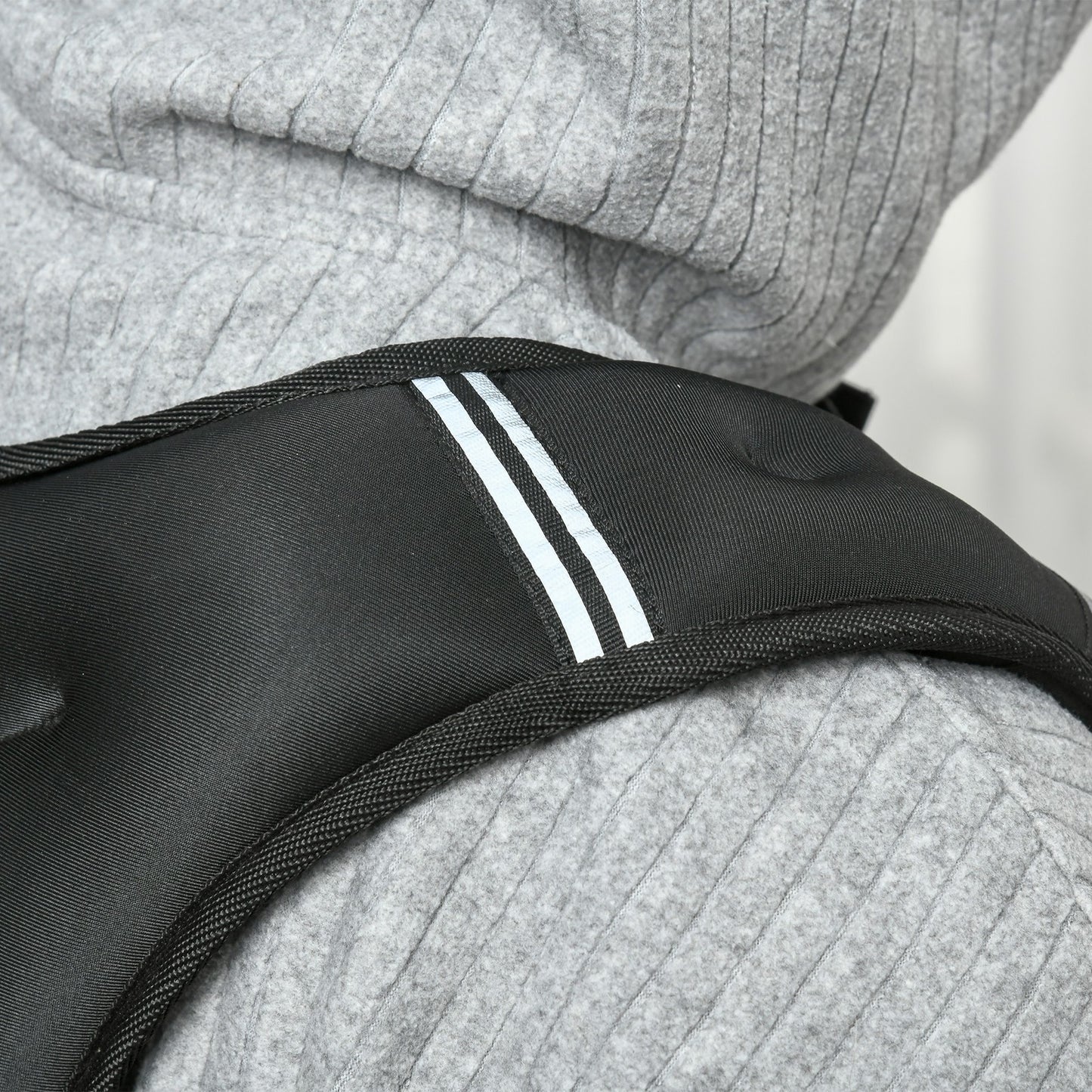 Adjustable 5 kg Weight Vest in Black Oxford Fabric