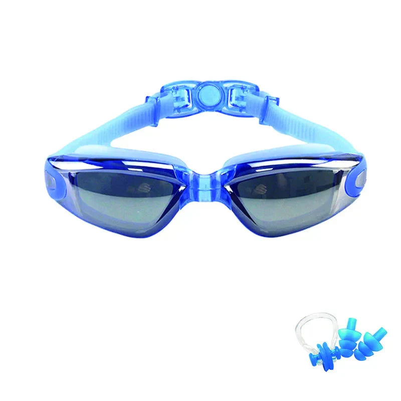 Swimming Goggles for Men & Women β Anti-Fog UV Protection, Waterproof, Adjustable Silicone Swim Goggles for Adults & Kids.