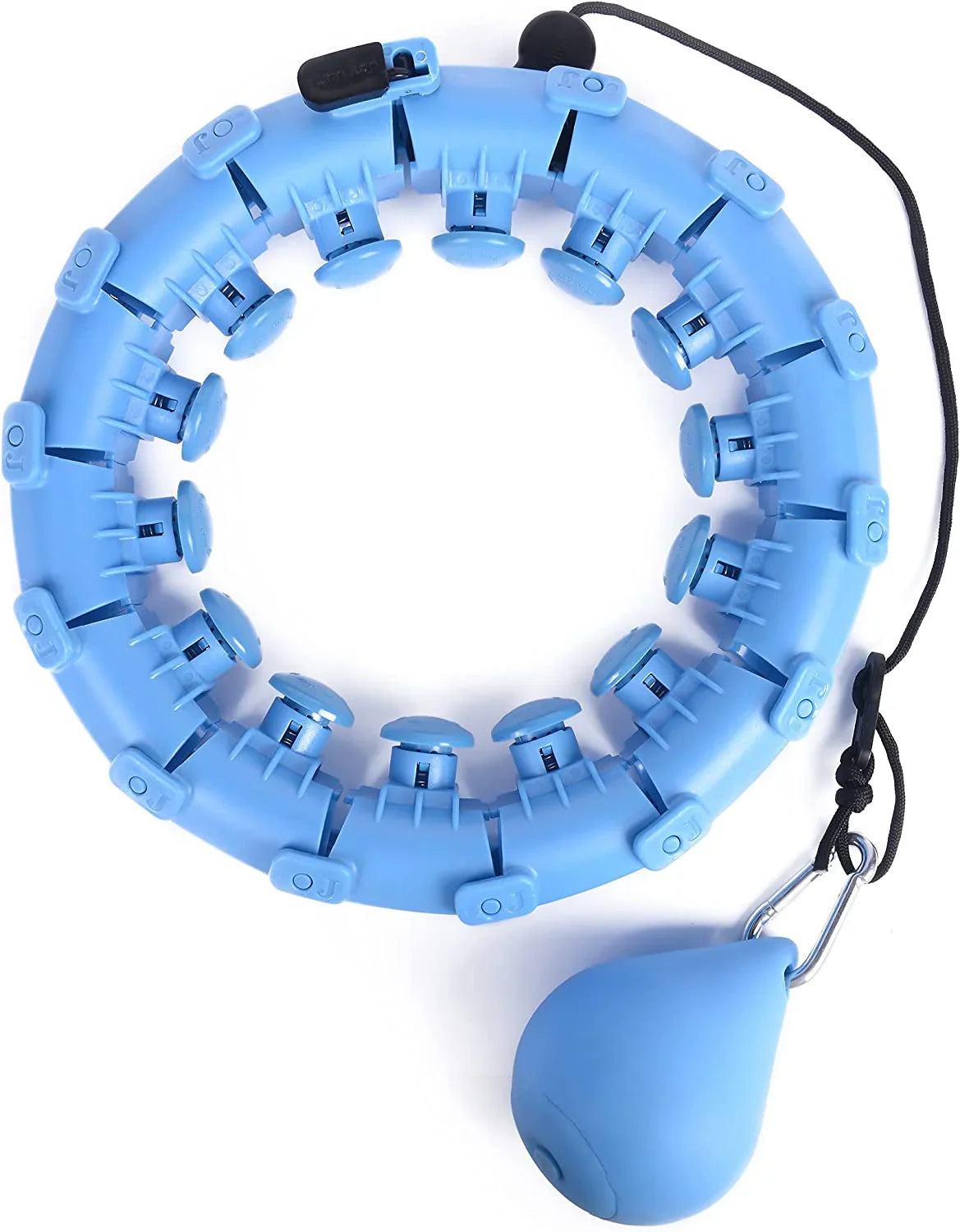Weighted Hula Hoop – Adjustable Fit Hoop for Weight Loss.