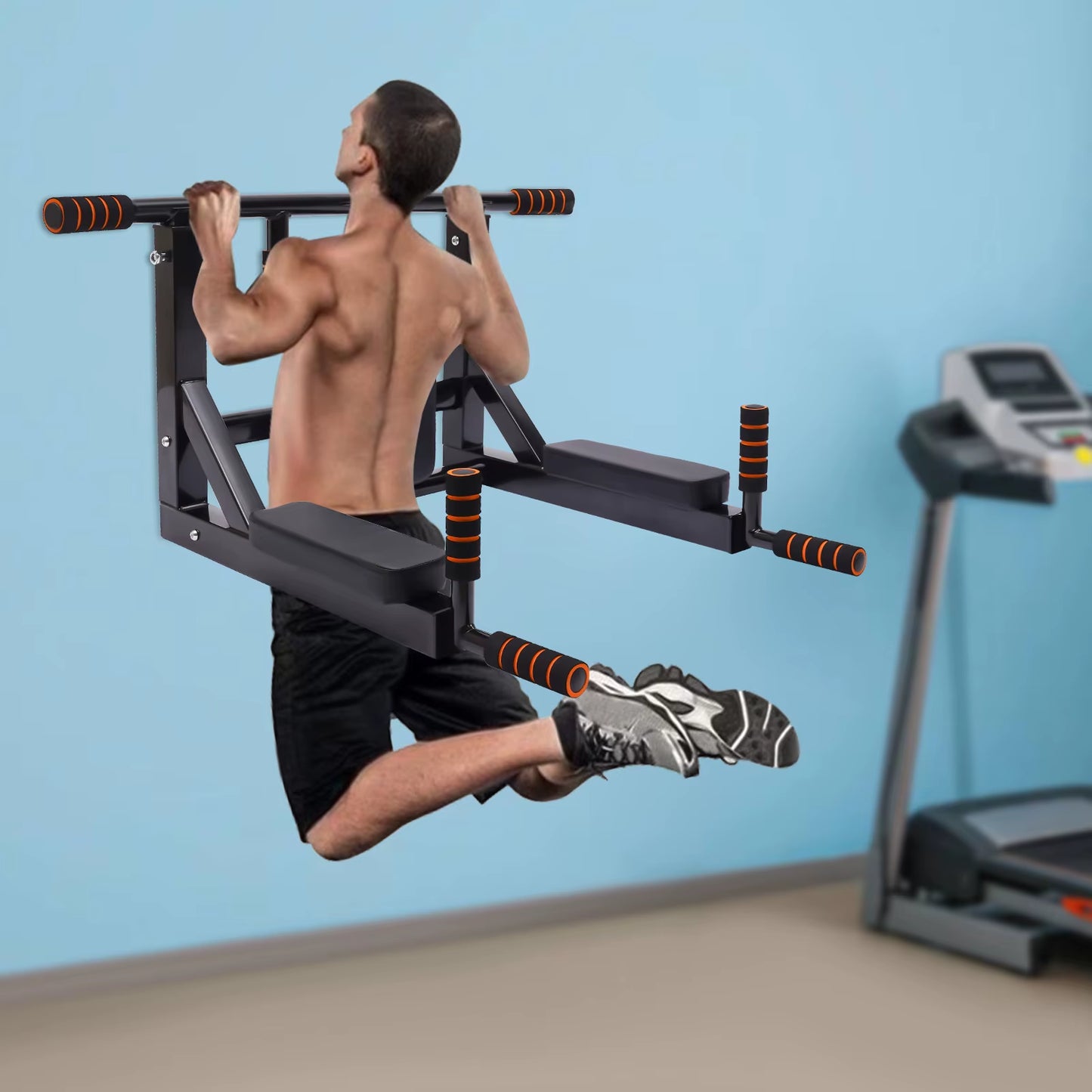 NBR Steel Gymnastics Practice Bar and Multifunctional Dip Station for Home Gym Fitness Training Equipment