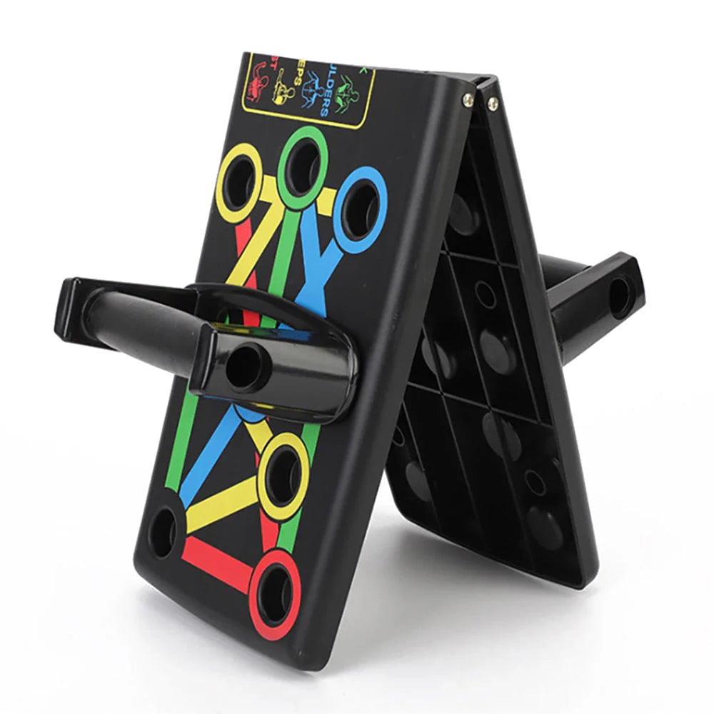 14 in 1 Push-Up Rack Board Push-Up Stand Training Workout Gym Equipment for ABS Abdominal Muscle Building.