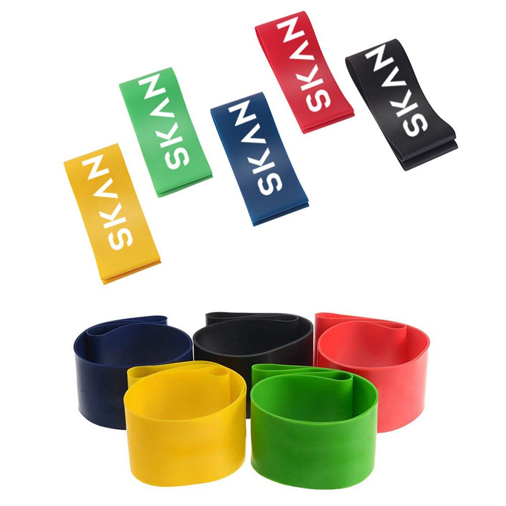 5-Level Resistance Rubber Yoga Training Bands.