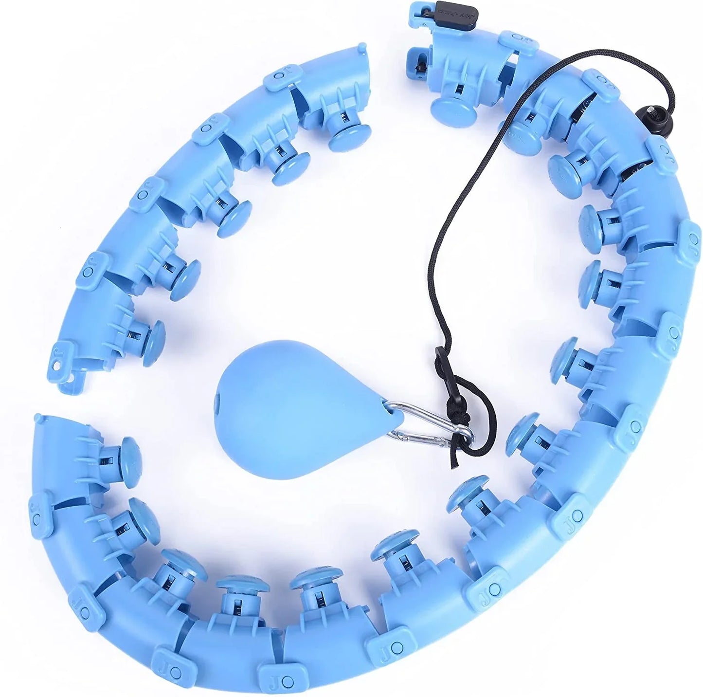 Weighted Hula Hoop – Adjustable Fit Hoop for Weight Loss.