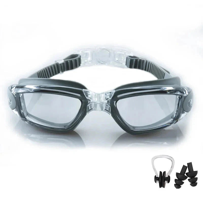 Swimming Goggles for Men & Women β Anti-Fog UV Protection, Waterproof, Adjustable Silicone Swim Goggles for Adults & Kids.
