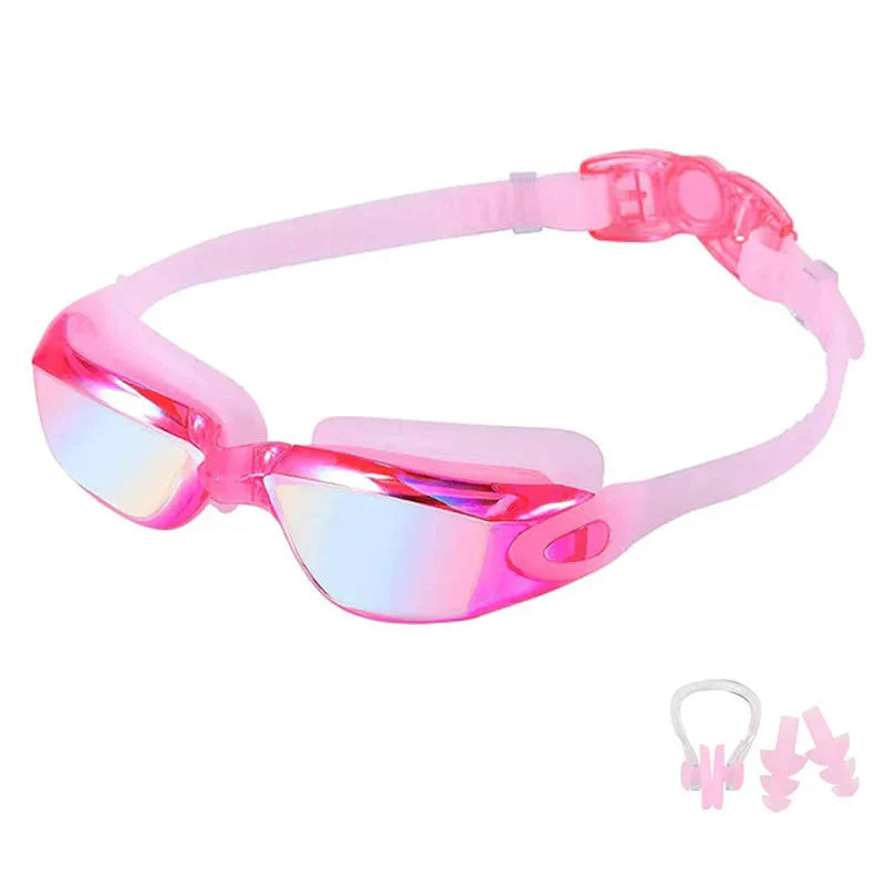 Swimming Goggles for Men & Women β Anti-Fog UV Protection, Waterproof, Adjustable Silicone Swim Goggles for Adults & Kids.