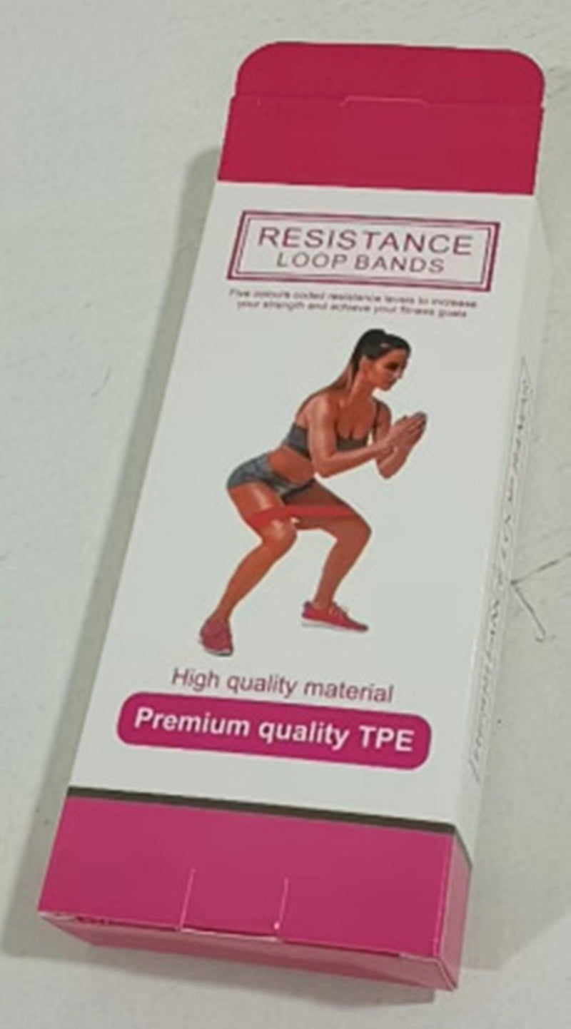 5-Level Resistance Rubber Yoga Training Bands.