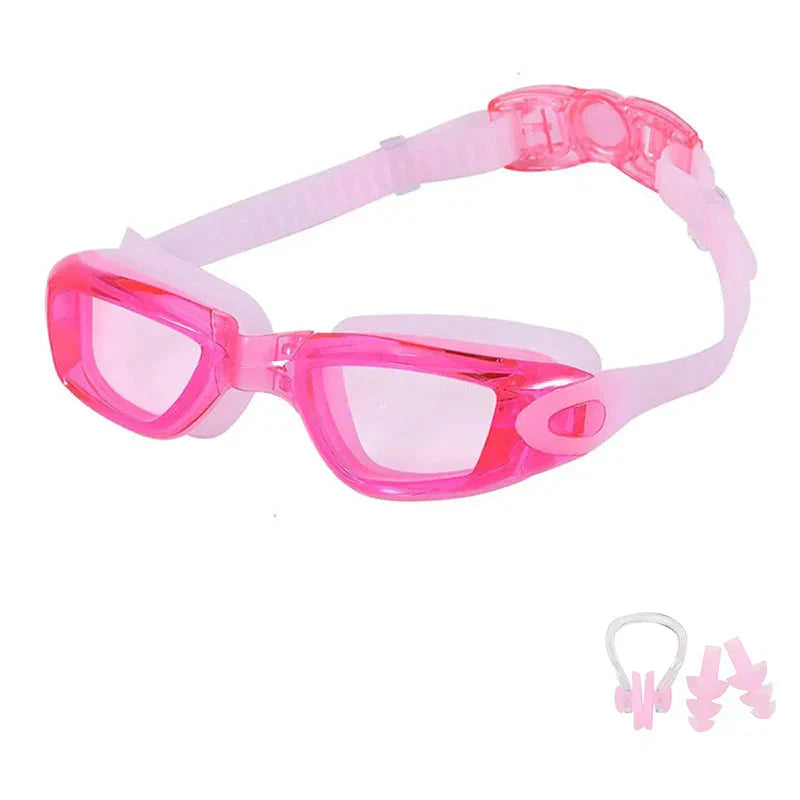 Swimming Goggles for Men & Women β Anti-Fog UV Protection, Waterproof, Adjustable Silicone Swim Goggles for Adults & Kids.