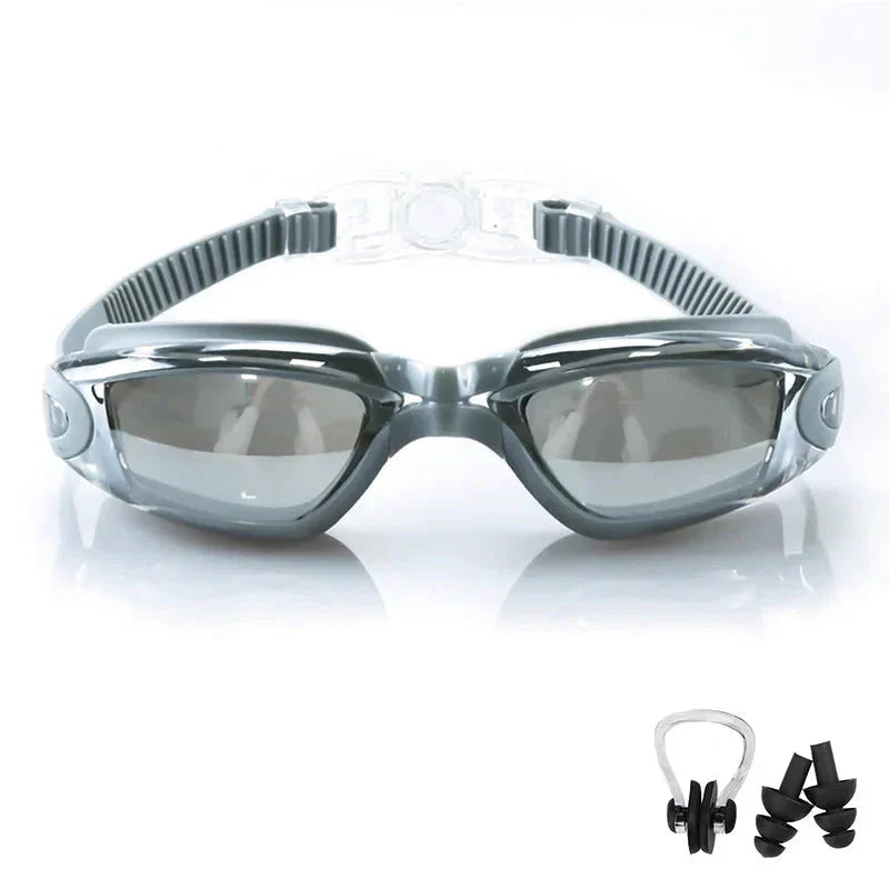 Swimming Goggles for Men & Women β Anti-Fog UV Protection, Waterproof, Adjustable Silicone Swim Goggles for Adults & Kids.