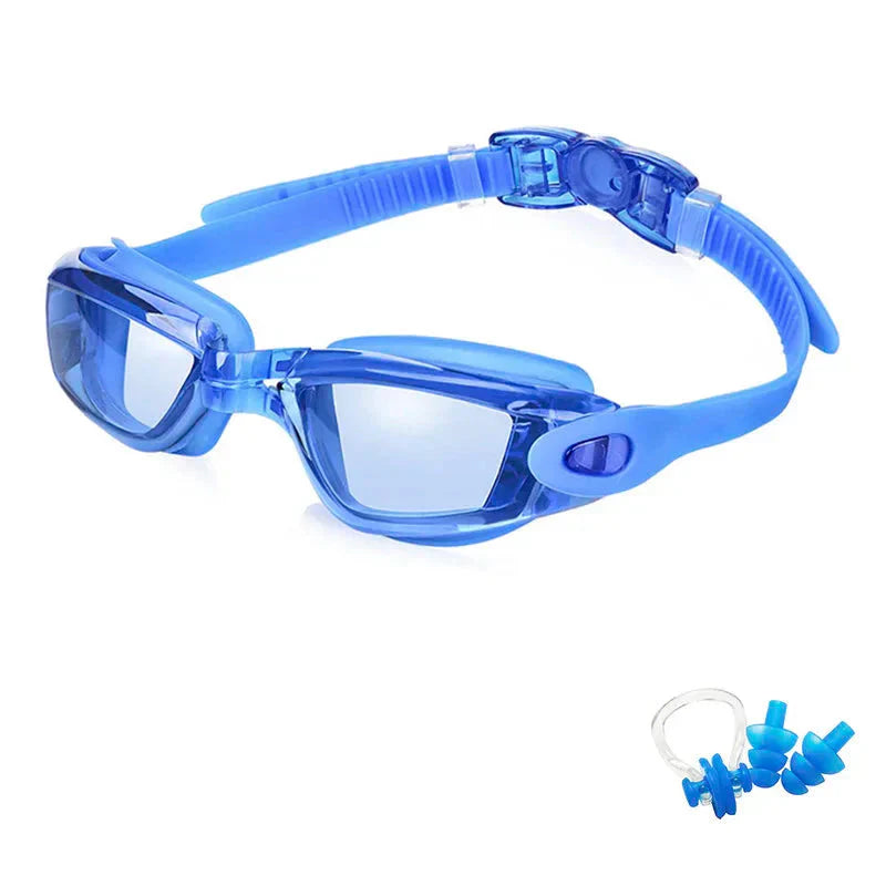 Swimming Goggles for Men & Women β Anti-Fog UV Protection, Waterproof, Adjustable Silicone Swim Goggles for Adults & Kids.