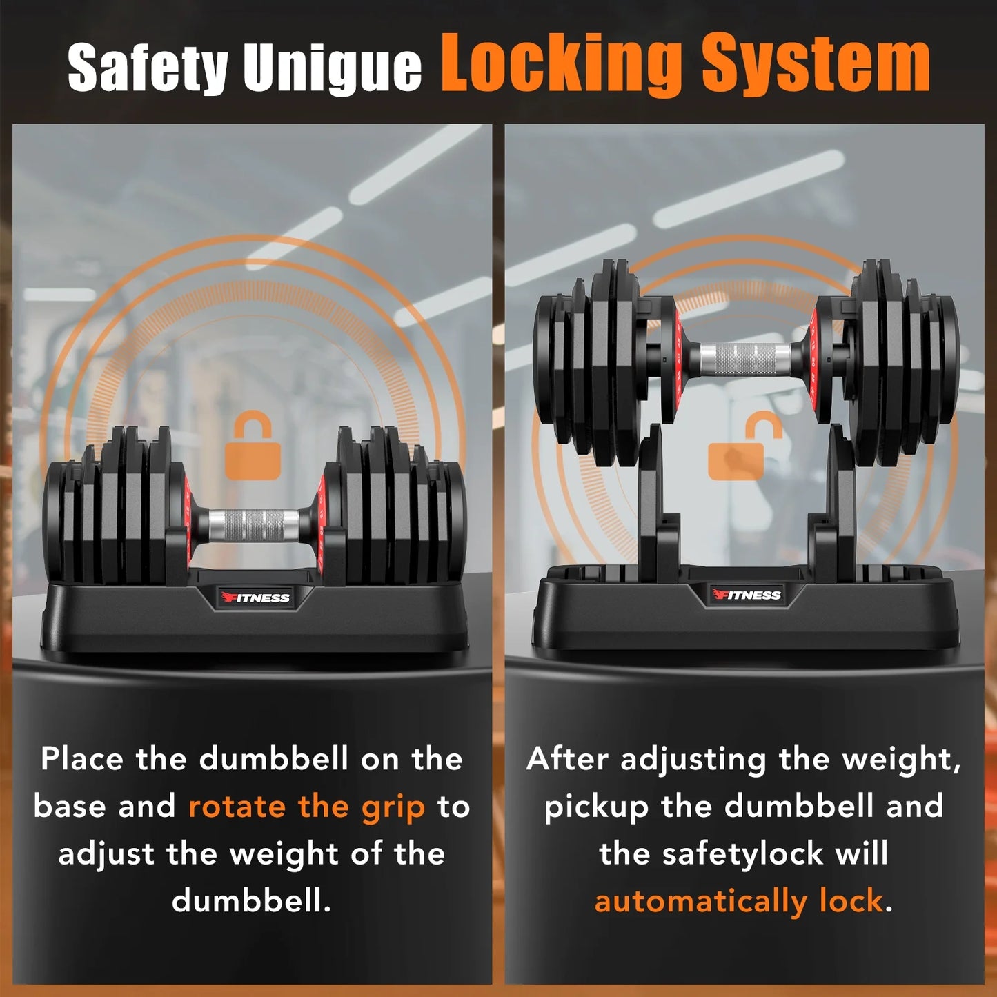 160Lb(80Lbs*2) Adjustable Dumbbells Set,16 in 1 Quick-Select 5-80Lbs Weight Adjustable Dumbbells for Full Body Home Workout.