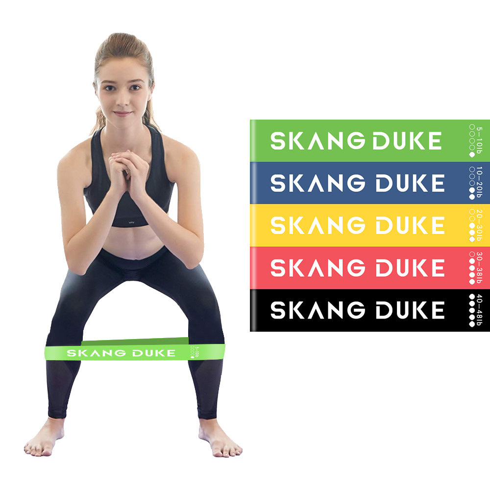 5-Level Resistance Rubber Yoga Training Bands.