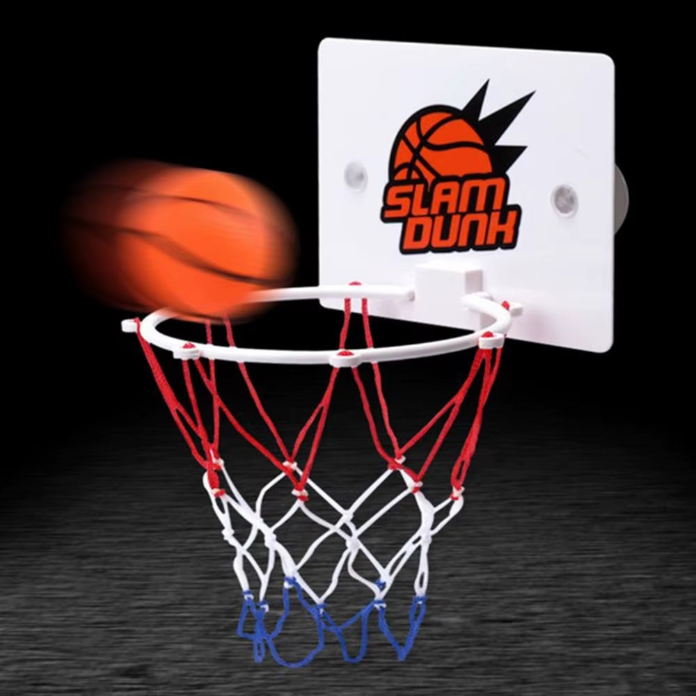 1Pc Ball Mini Basketball Hoop Kit Indoor Sports Home Plastic Mini Basketball Game Set for Kids Funny Game Fitness