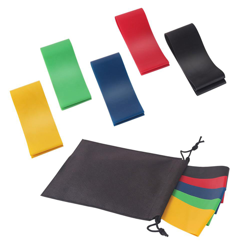 5-Level Resistance Rubber Yoga Training Bands.