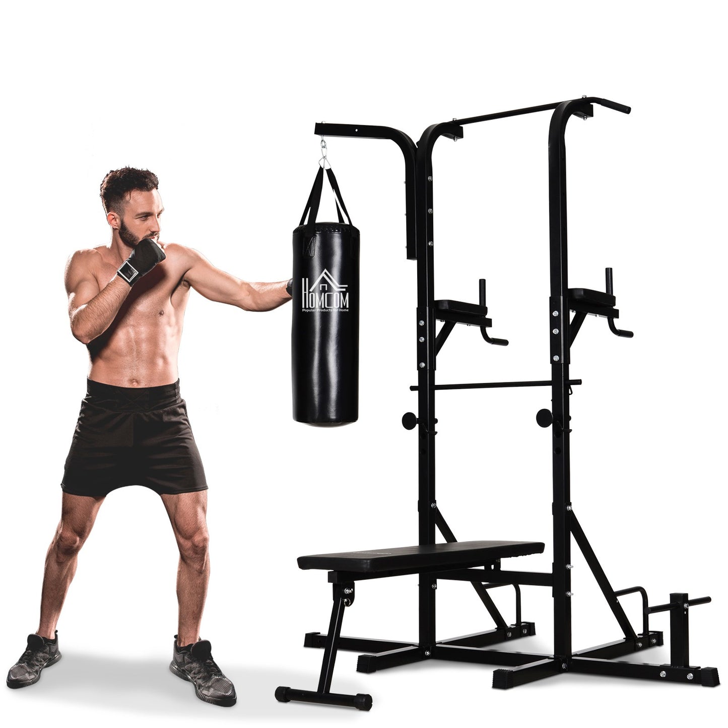 Dip Station and Strength Training Equipment