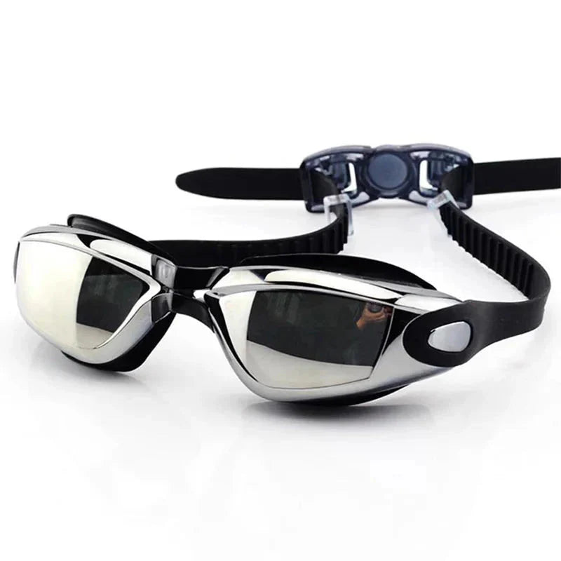 Swimming Goggles for Men & Women β Anti-Fog UV Protection, Waterproof, Adjustable Silicone Swim Goggles for Adults & Kids.
