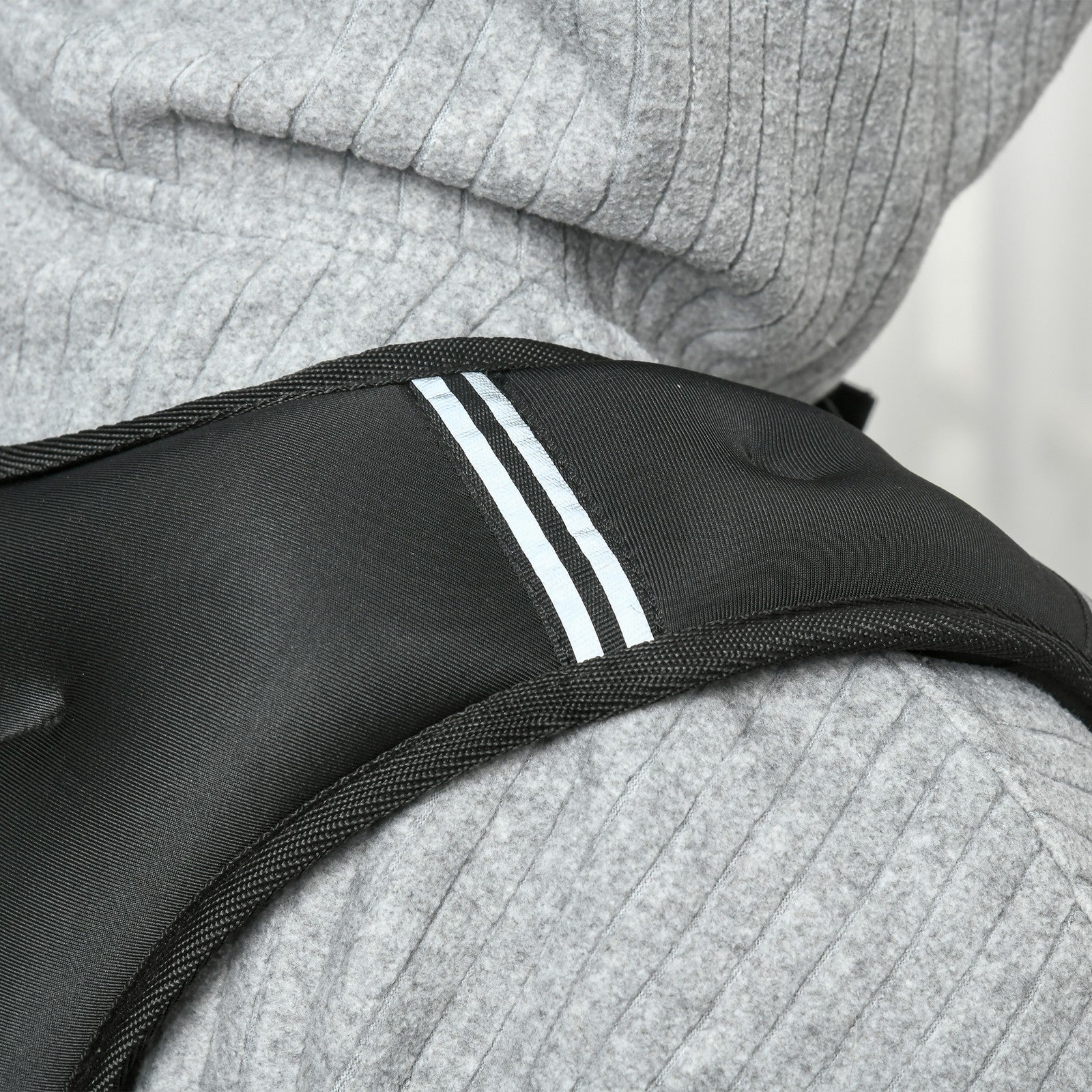 Adjustable 5 kg Weight Vest in Black Oxford Fabric