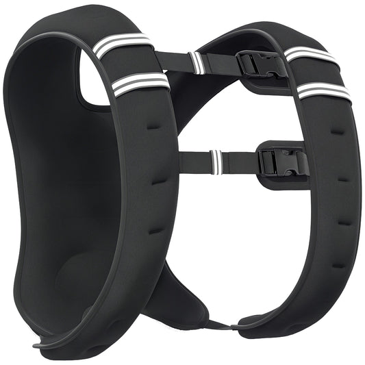 Adjustable 5 kg Weight Vest in Black Oxford Fabric