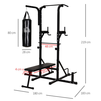 Dip Station and Strength Training Equipment