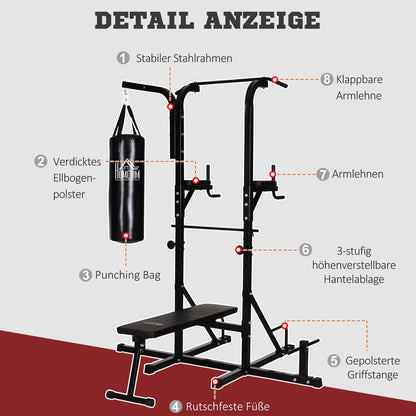 Dip Station and Strength Training Equipment