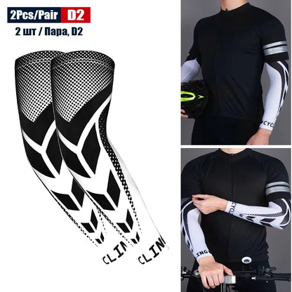 Sports Compression Arm Sleeves with UV Protection for Cycling, Running, Basketball, Football, and Fishing