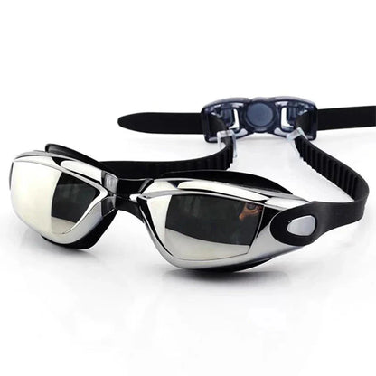 Swimming Goggles for Men & Women – Anti-Fog UV Protection, Waterproof, Adjustable Silicone Swim Goggles for Adults & Kids.